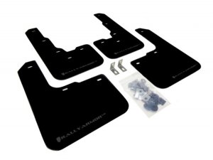 Dodge Dart Mud Flaps - Rally Armor - Black w/ Gray Logo 